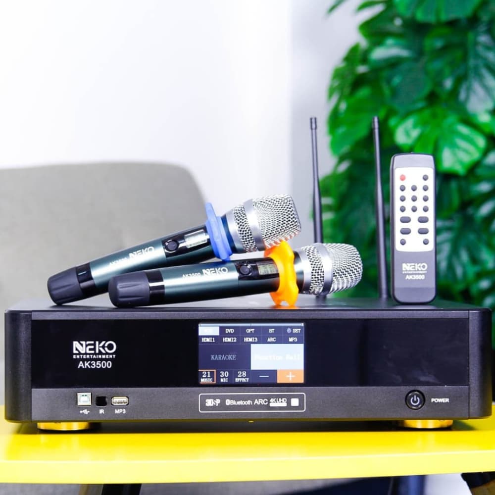 Công suất liền vang liền micro NEKO AK3500 chính hãng - 3 trong 1